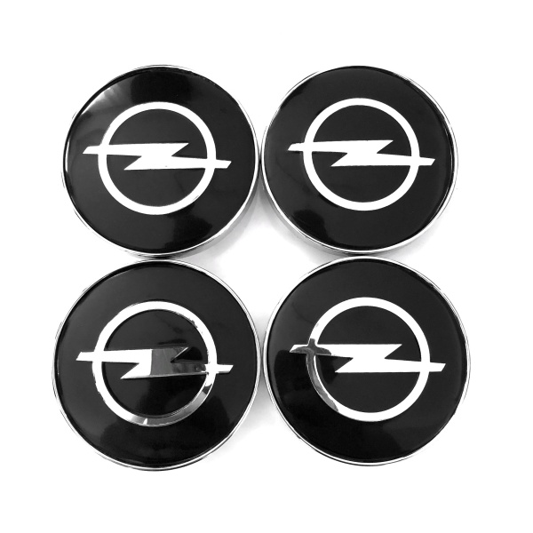 Set Capacele Jante Opel Negru 68MM